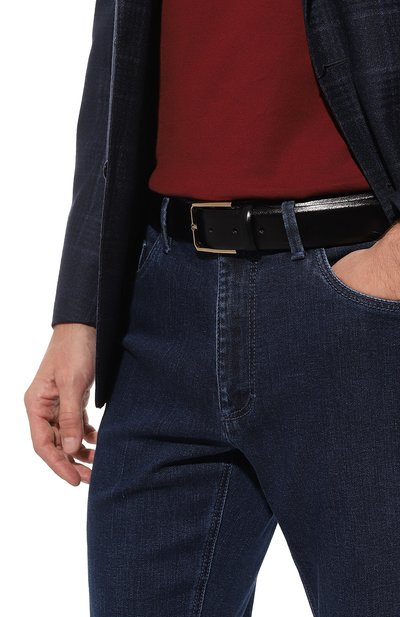 Кожаный ремень SANTONI, арт. CM35VS003B91HSC1, фото 2