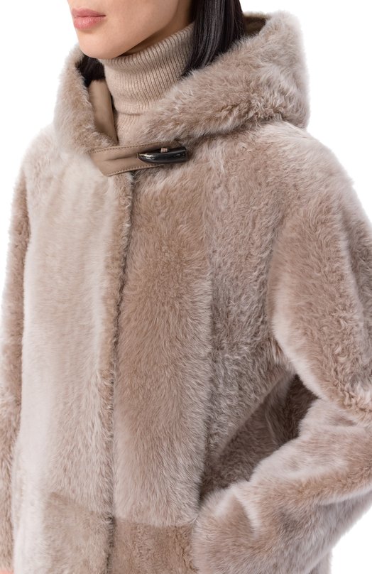 Двусторонняя дубленка Kiton D60675K0543F05 Бежевый  D60675K0543F05 Фото 5