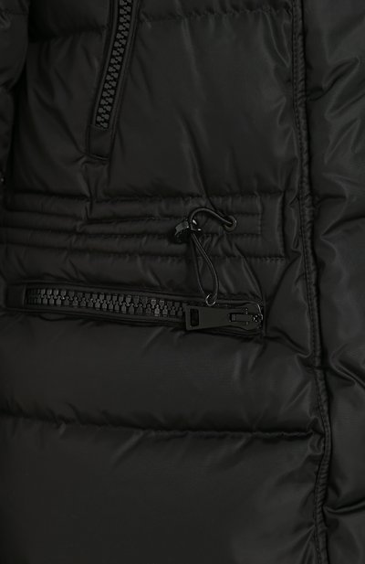 Приталенный стеганый пуховик с меховой отделкой капюшона MONCLER, арт. C2-093-49885-25-54155, фото 5