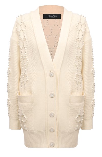 Женский кардиган из шерсти и кашемира FREEAGE, арт. W25.CR070.2030.101