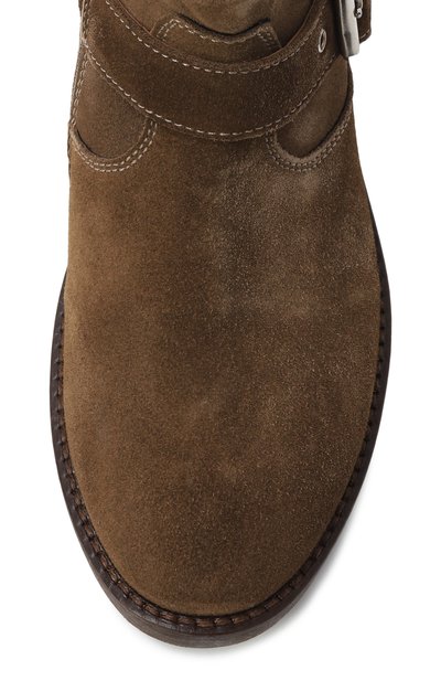 Замшевые ботинки RONDINELLA коричневого цвета по цене 22650 руб., арт. 12301D/31-33, фото 4 Замшевые ботинки RONDINELLA, арт. 12301D/31-33, фото 4