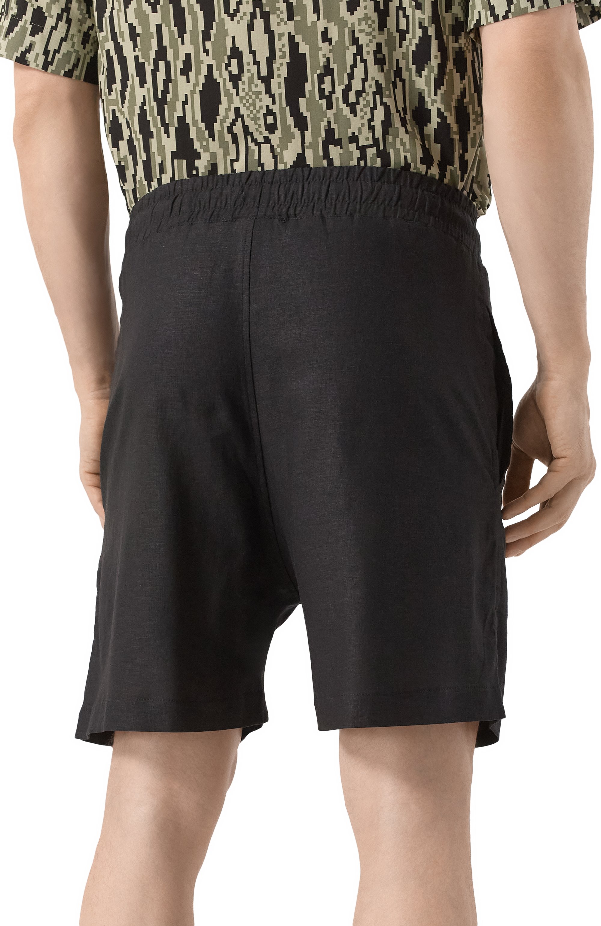 Шорты изо льна и вискозы HINNOMINATE, арт. HMABM01350, фото 4