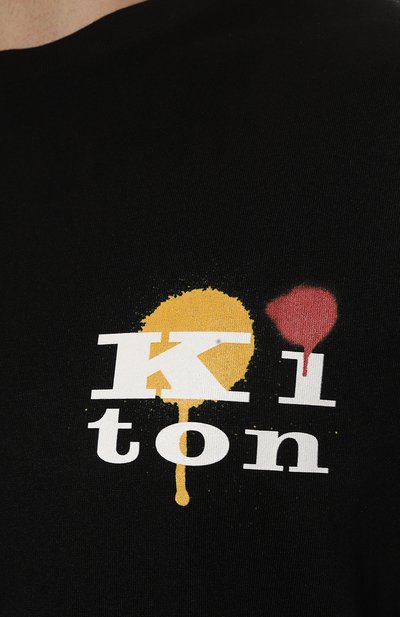 Хлопковая футболка KITON, арт. UMK0362, фото 5