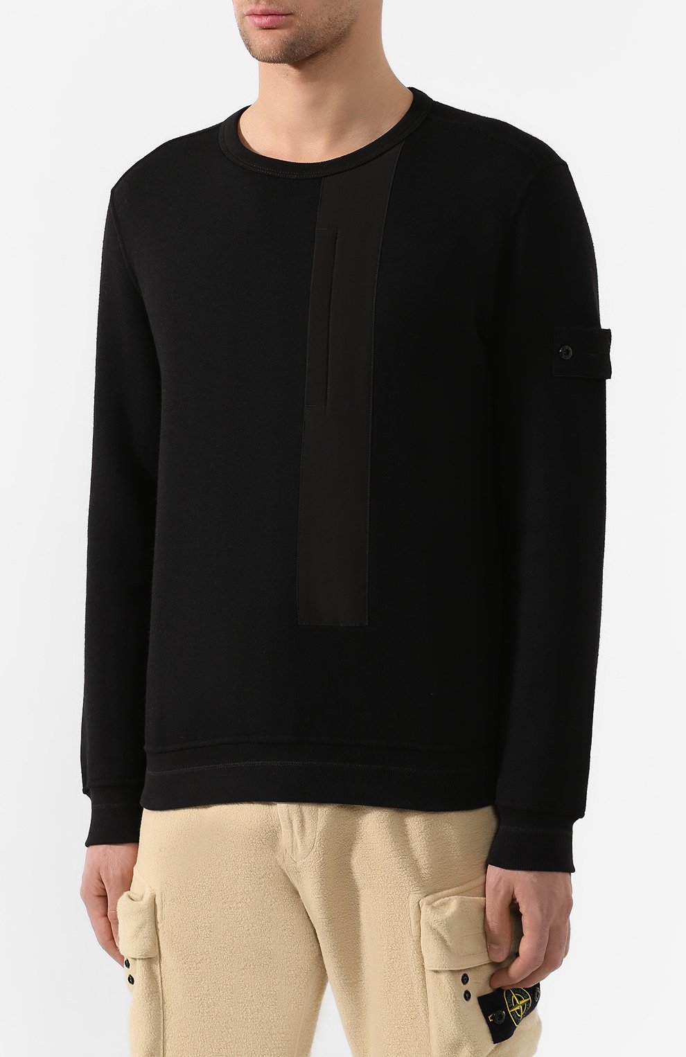 Шерстяной свитшот STONE ISLAND, арт. 7115650F3, фото 3