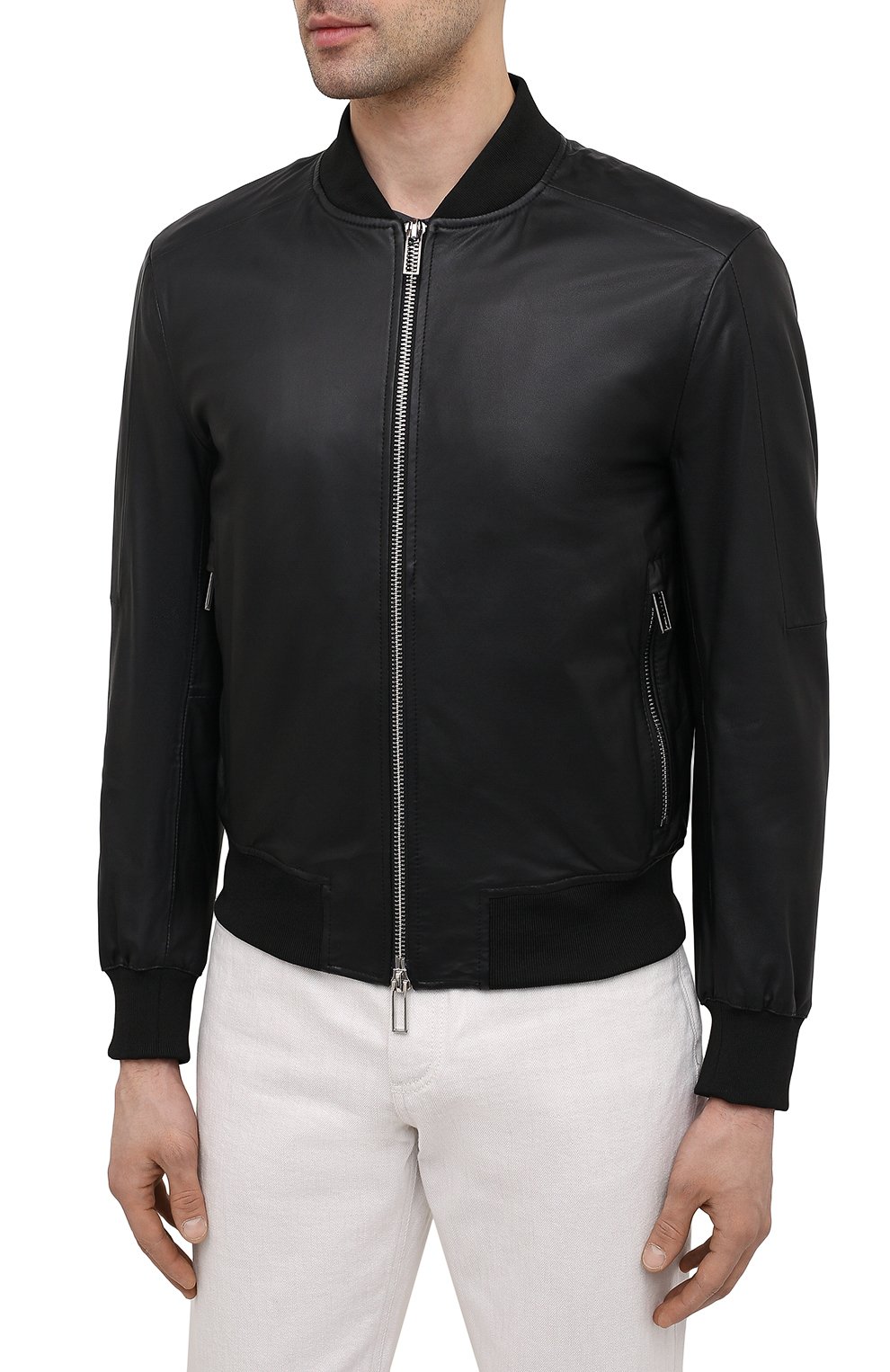 Кожаный бомбер EMPORIO ARMANI, арт. A1R14P/A1P06, фото 3