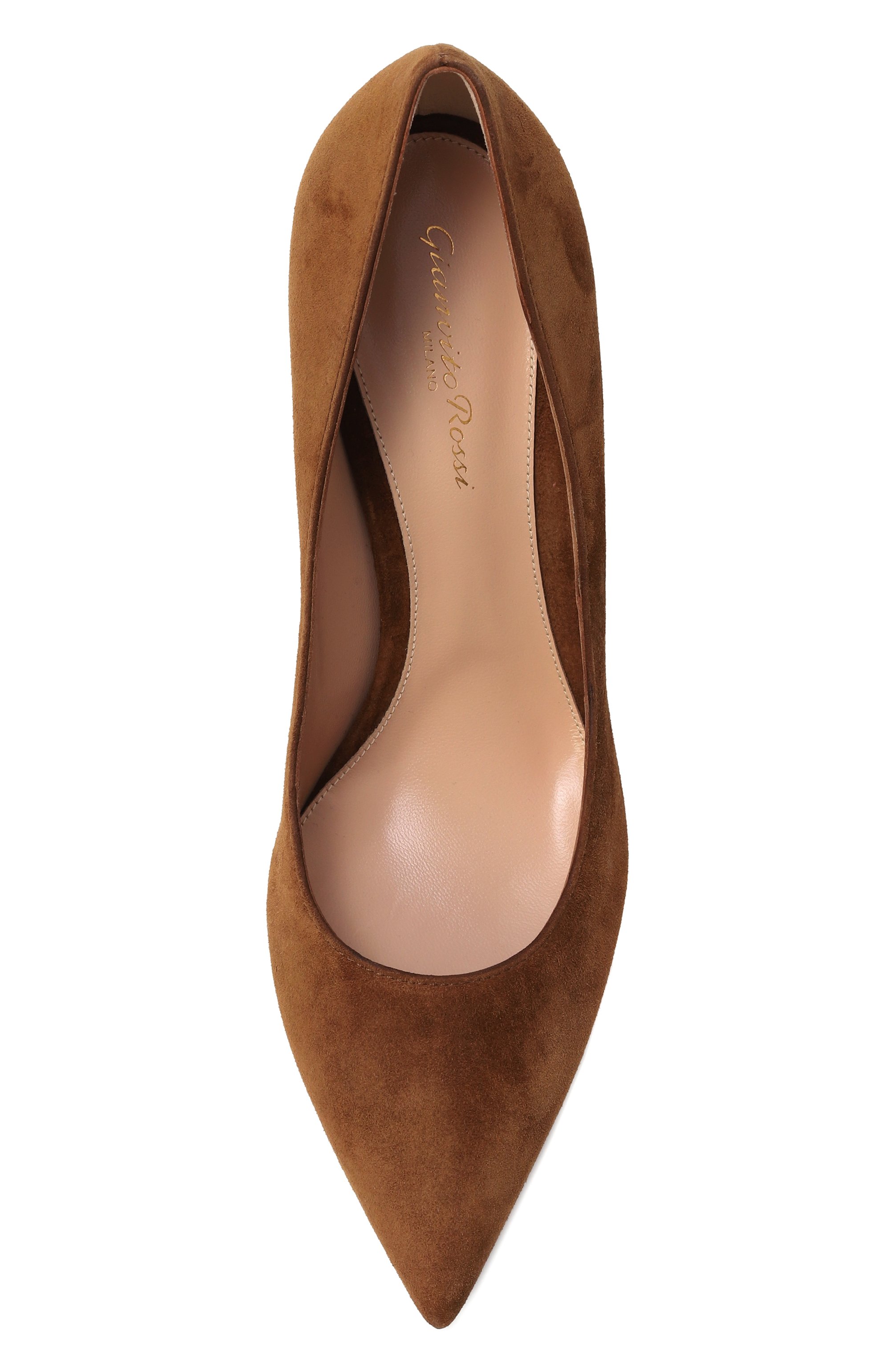 Замшевые туфли piper 85 GIANVITO ROSSI, арт. G21375.85RIC.CAMTEXA, фото 6