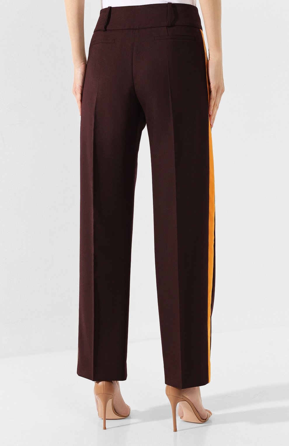 Брюки VICTORIA, VICTORIA BECKHAM, арт. TRVV 136B PAW19 W00L BLEND TAIL0RING, фото 4