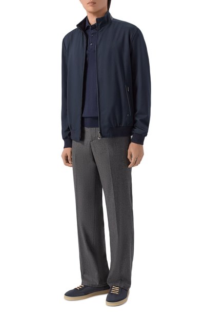 Мужская хлопковое поло BRUNELLO CUCINELLI, арт. M29800135