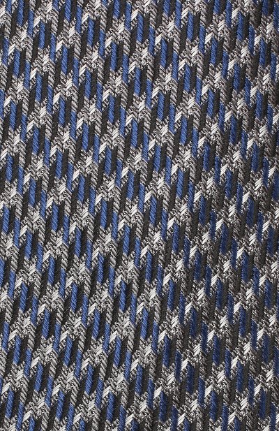 Шелковый галстук LANVIN синего цвета по цене 8495 руб., арт. 40595/TIE, фото 3 Шелковый галстук LANVIN, арт. 40595/TIE, фото 3