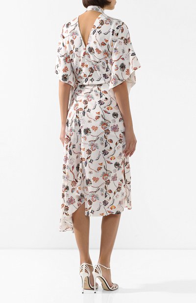 Платье ROLAND MOURET разноцветного цвета по цене 139500 руб., арт. PS20/S0360/F0403, фото 4 Платье ROLAND MOURET, арт. PS20/S0360/F0403, фото 4