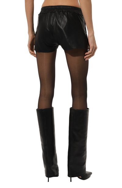 Кожаные шорты RICK OWENS, арт. RP02D3316/LLP, фото 4
