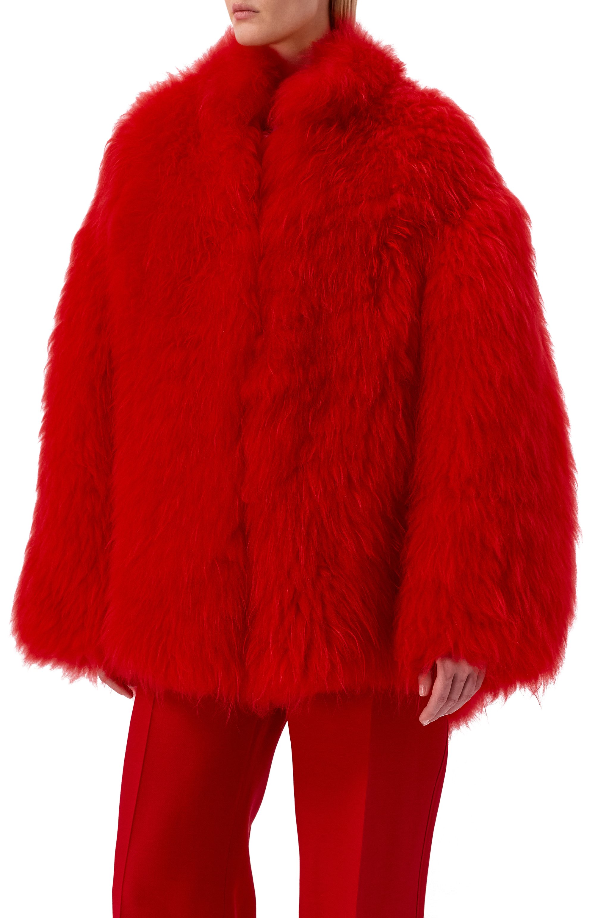 Шуба из козлика GIORGIO ARMANI, арт. GW003147/AF24741, фото 3