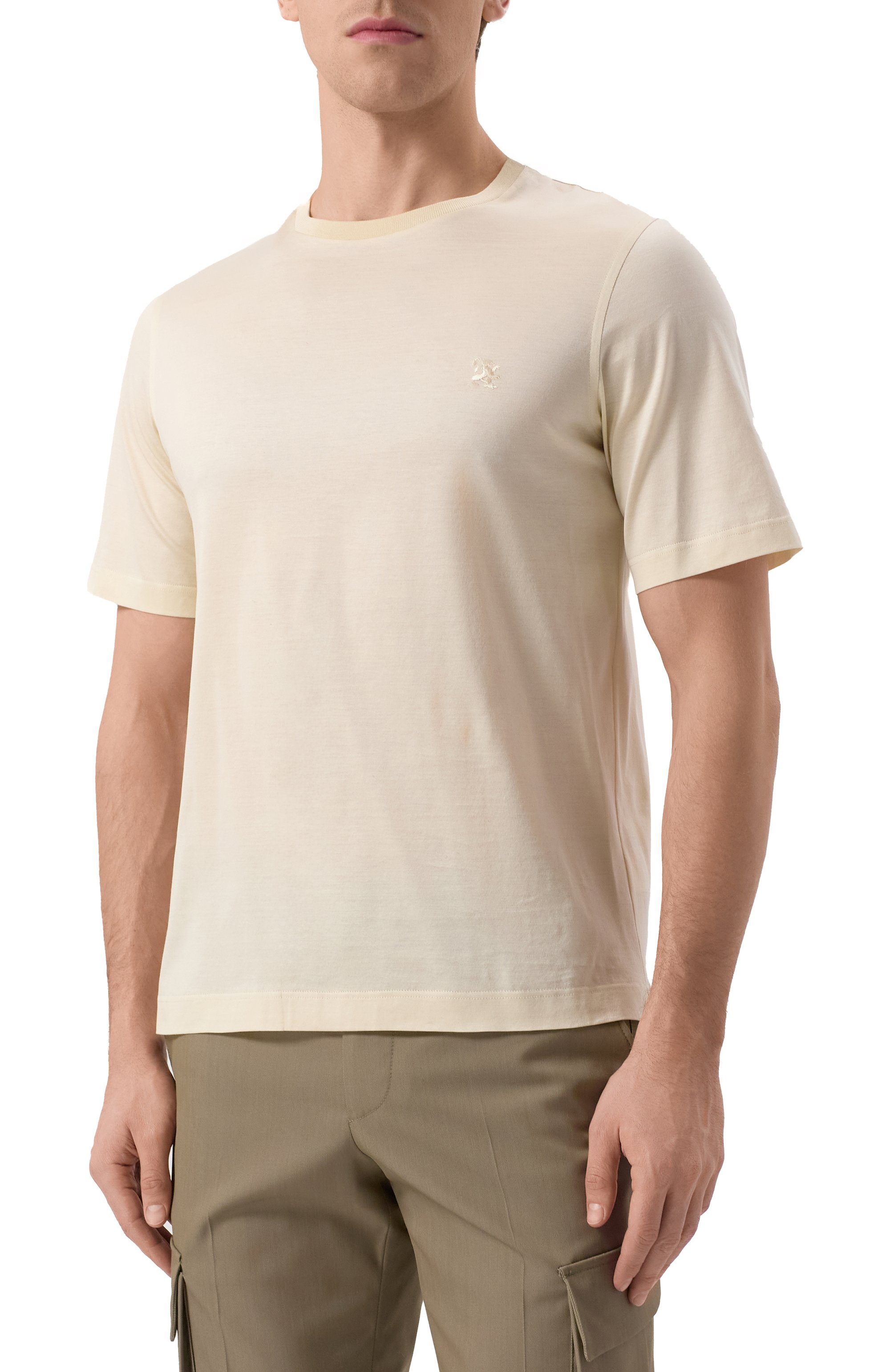 Хлопковая футболка ZILLI, арт. TSR02DM0110VZLI00, фото 3