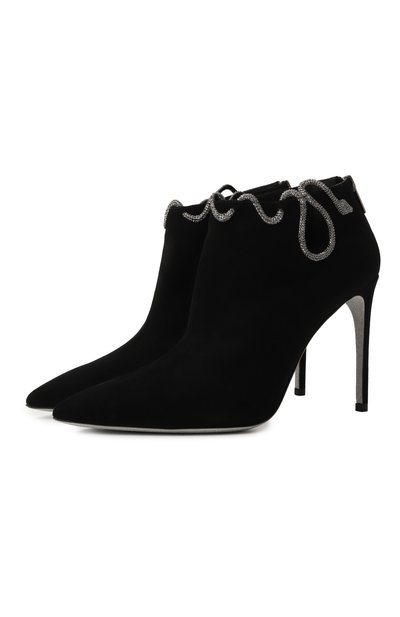 Женские замшевые ботильоны morgana 100 RENE CAOVILLA, арт. C11423-100/C001