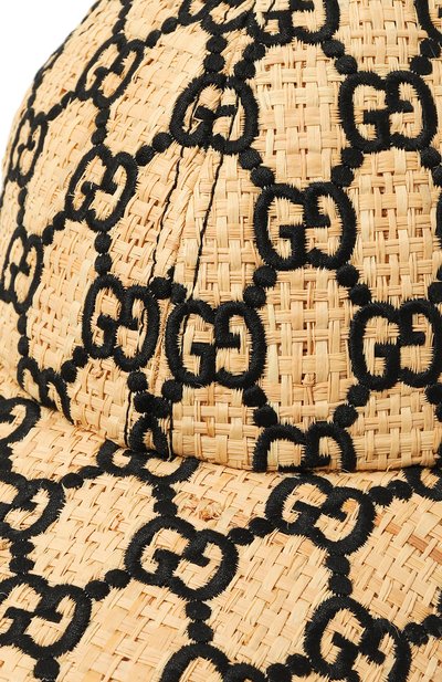 Бейсболка GUCCI кремового цвета по цене 64800 руб., арт. 577900 3HH38, фото 4 Бейсболка GUCCI, арт. 577900 3HH38, фото 4