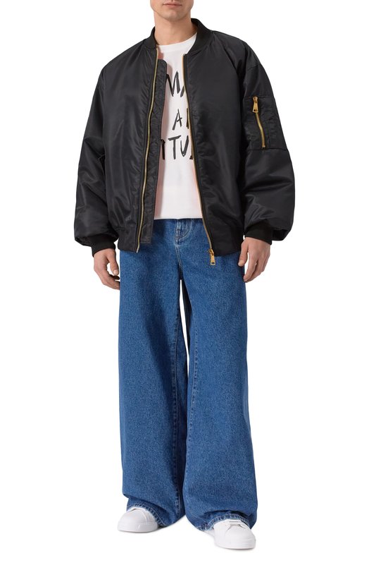 Джинсы Wide Balmain GH1ML160/DG08 Синий  GH1ML160/DG08 Фото 2