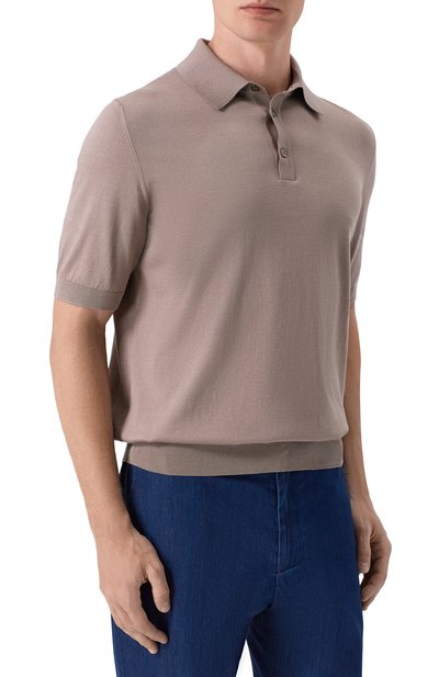 Поло из шелка и хлопка MVST, арт. M26.CSM.K424/C0TT0N/SILK, фото 3