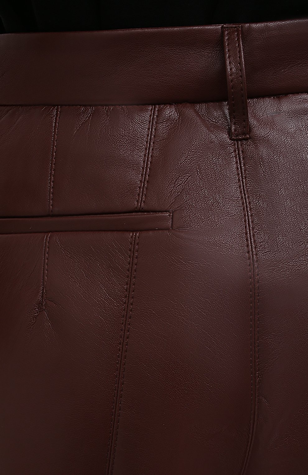 Брюки NANUSHKA, арт. CLE0_PLUM CHUTNEY_VEGAN LEATHER, фото 5