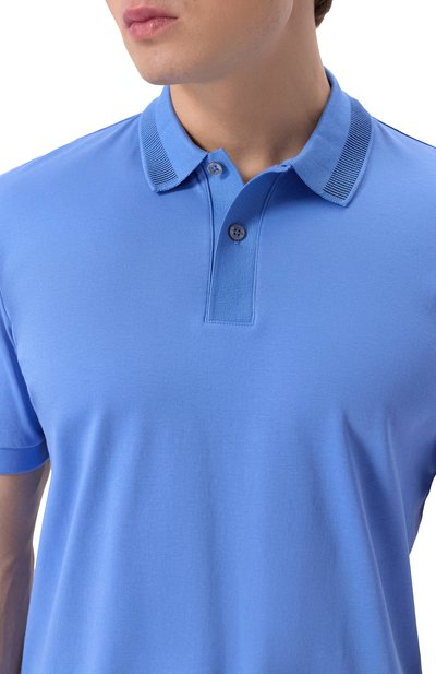 Хлопковое поло BOSS, арт. 50531791, фото 5