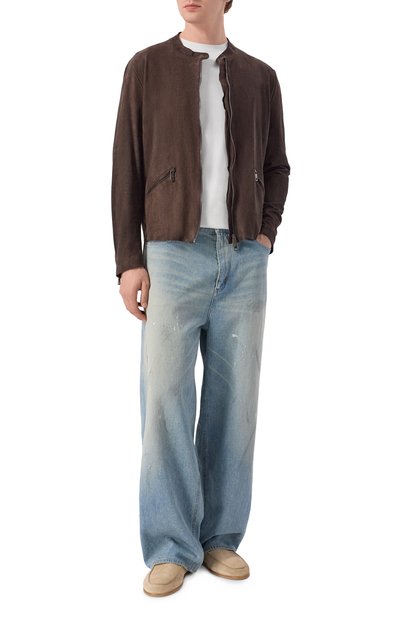 Замшевые лоферы BUTTERO, арт. B11900G0RH-UG, фото 2