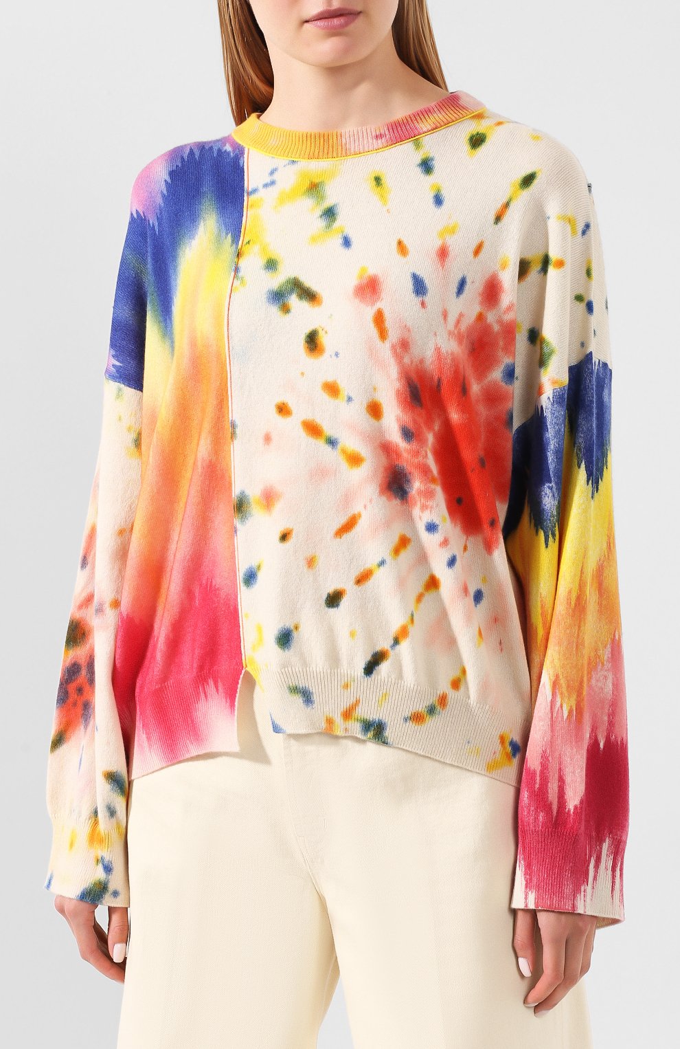 Свитер loewe x paula's ibiza LOEWE разноцветного цвета по цене 209500 руб., арт. S616333X52, фото 3 Свитер loewe x paula's ibiza LOEWE, арт. S616333X52, фото 3