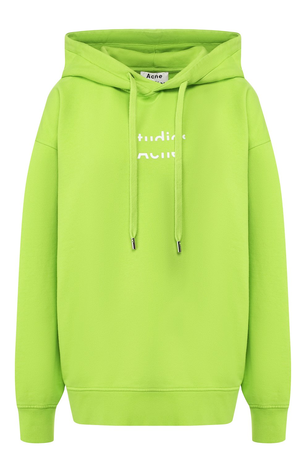 Хлопковое худи ACNE STUDIOS желтого цвета по цене 25250 руб., арт. AI0037, фото 1 Хлопковое худи ACNE STUDIOS, арт. AI0037, фото 1