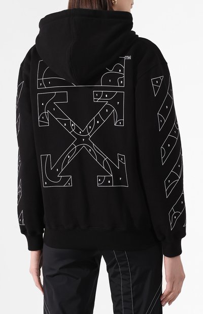 Хлопковая толстовка OFF-WHITE, арт. 0WBE005S20FLE0011001, фото 4