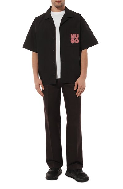 Хлопковая рубашка HUGO, арт. 50490648, фото 2