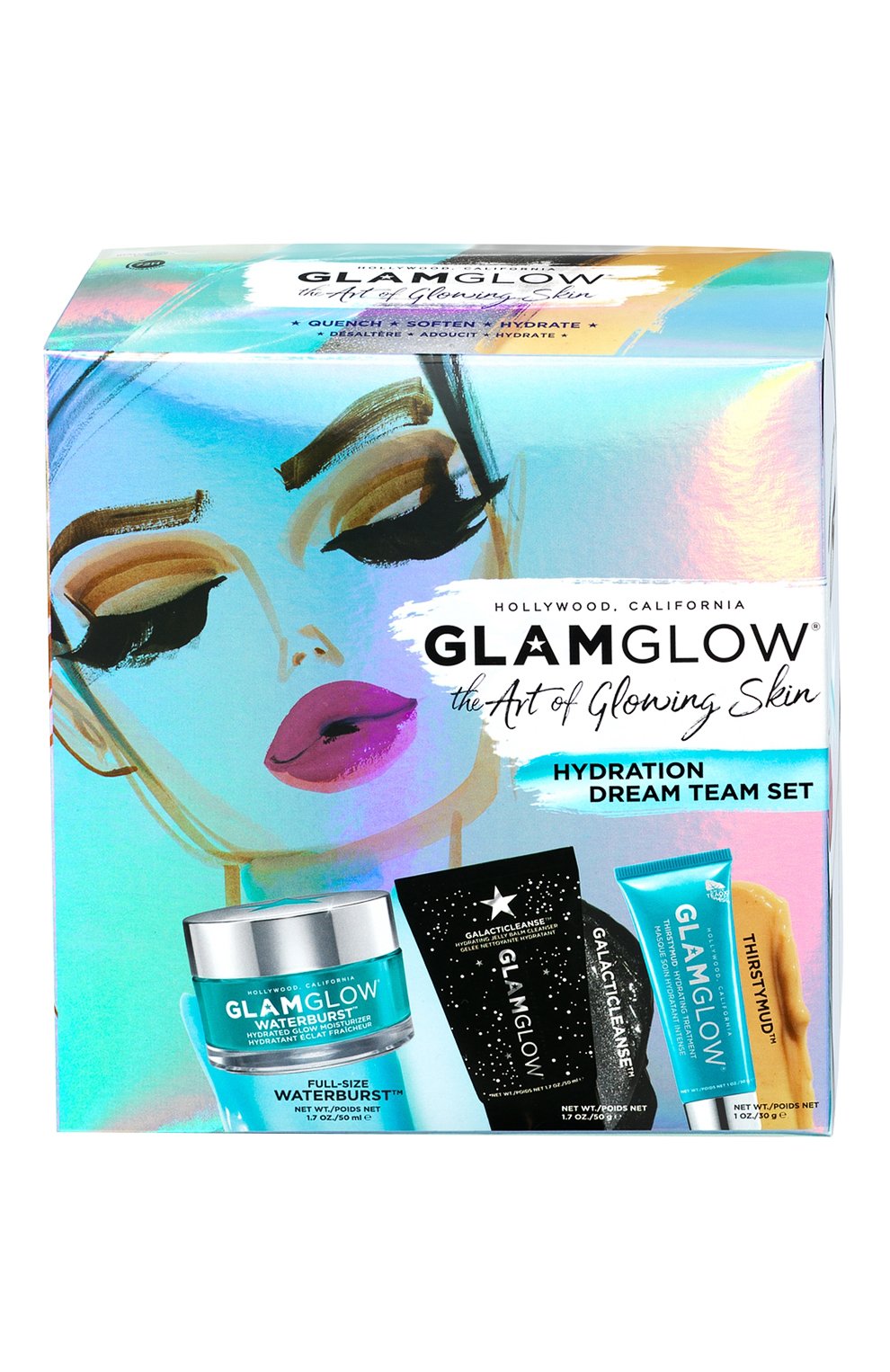 Набор thirstymud hydration set – you had me at hydration GLAMGLOW бесцветного цвета по цене 3680 руб., арт. 889809007133, фото 2 Набор thirstymud hydration set – you had me at hydration GLAMGLOW, арт. 889809007133, фото 2