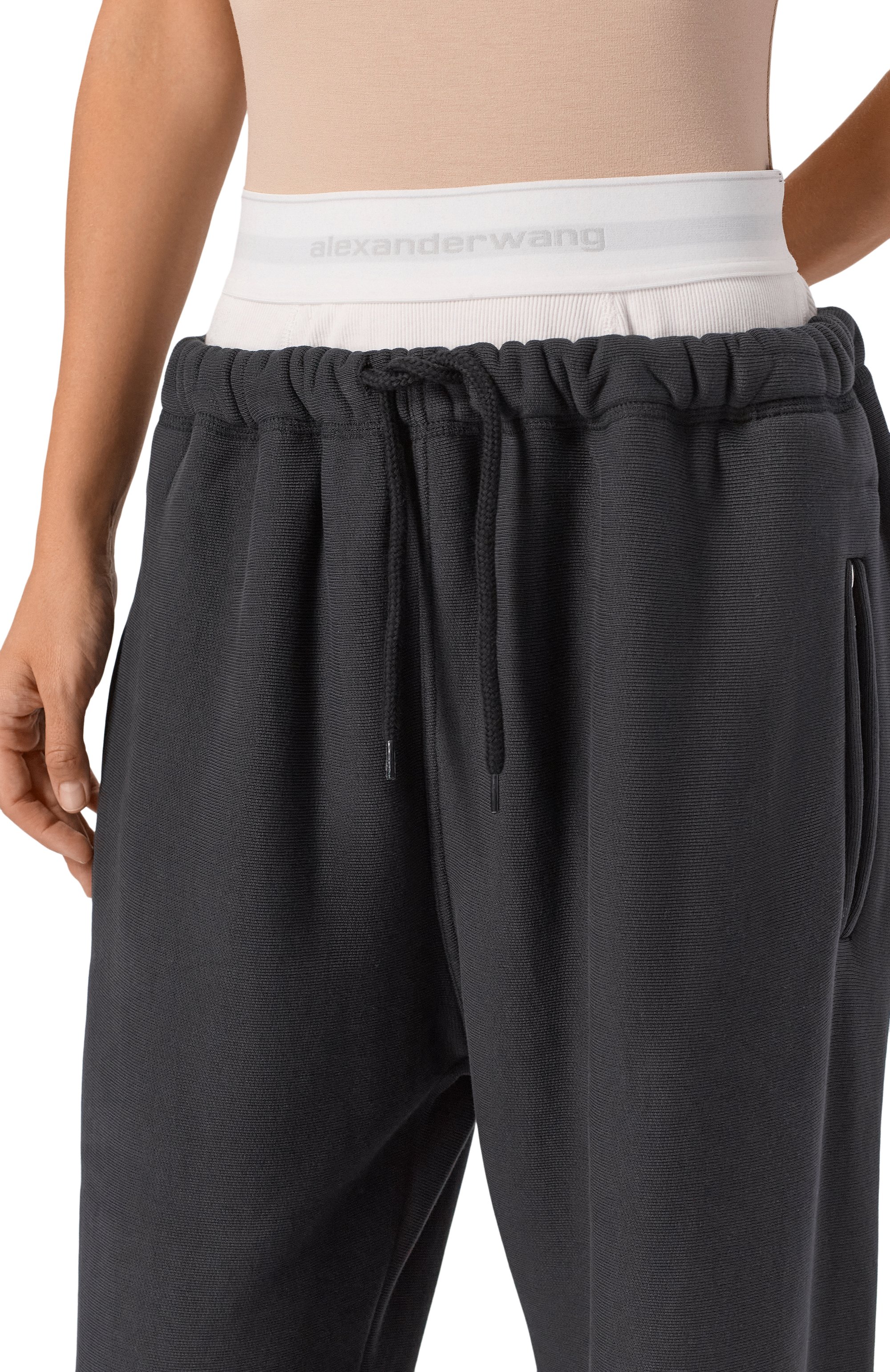Хлопковые брюки ALEXANDERWANG.T, арт. 4CC1244349, фото 5