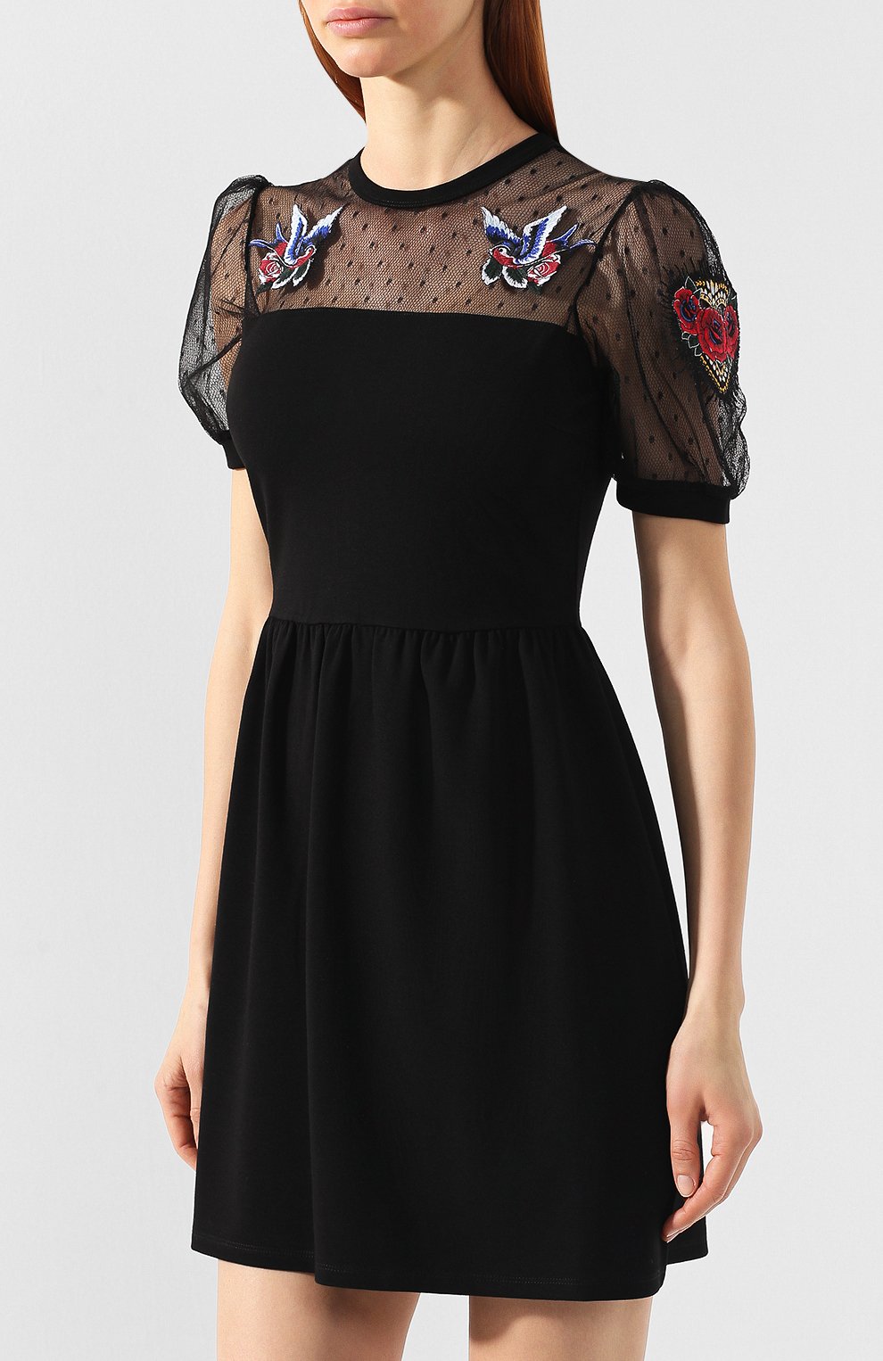 Платье из вискозы REDVALENTINO, арт. RR0MJ01H/QNK, фото 3