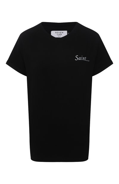Женская хлопковая футболка SEVEN LAB, арт. T20-S black