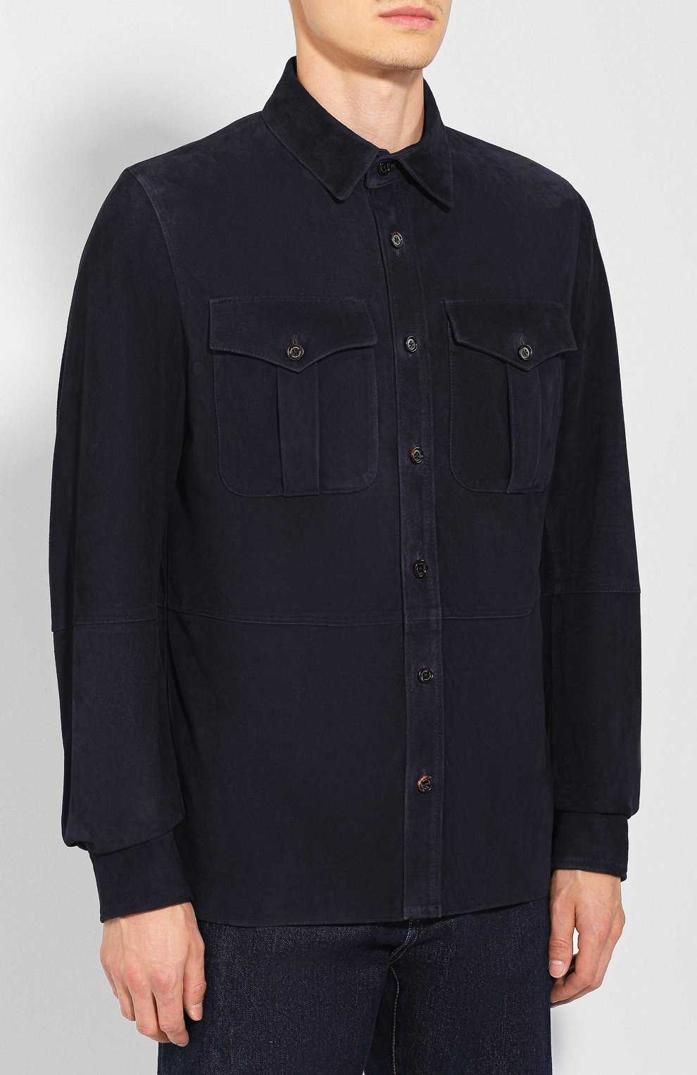 Замшевая рубашка RALPH LAUREN, арт. 790654923, фото 3