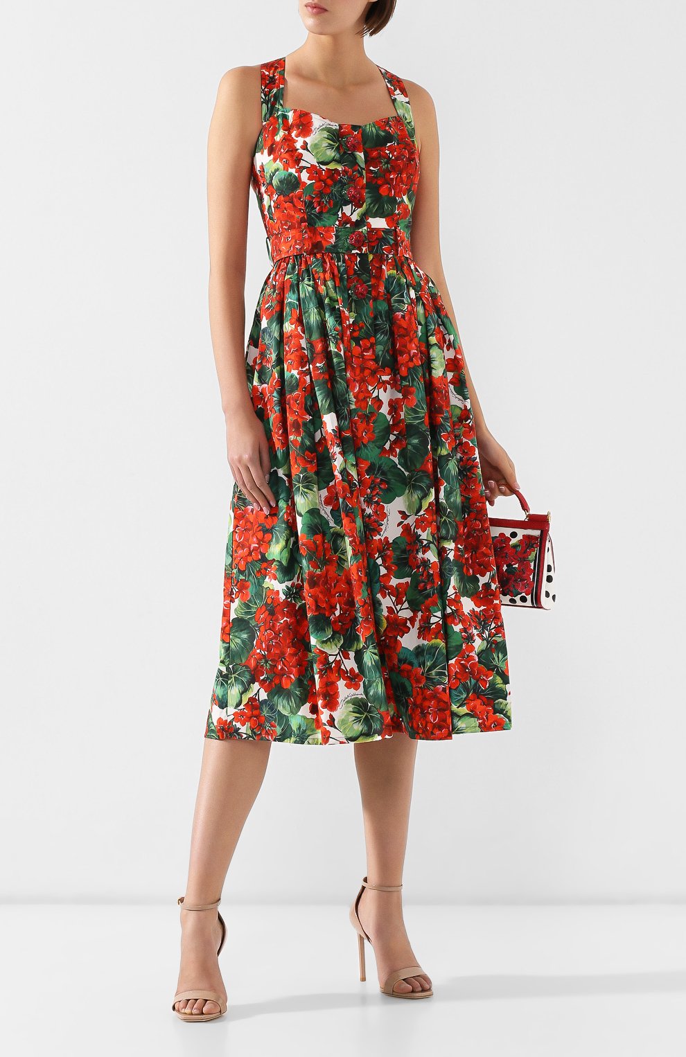 Хлопковое платье DOLCE & GABBANA, арт. F6C8JZ/HS5CL, фото 2