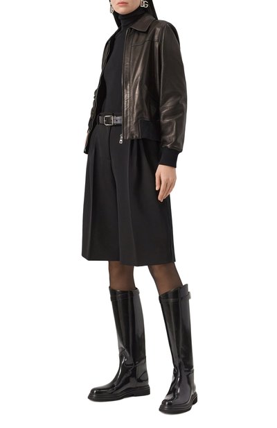 Кожаные сапоги day classic DOLCE & GABBANA, арт. CU1141/A5185, фото 2