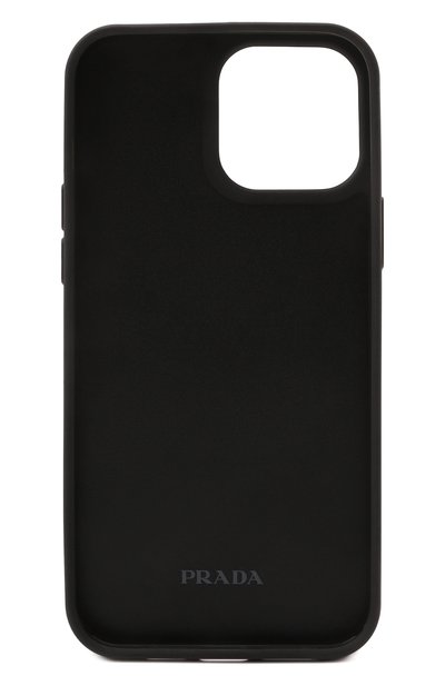 Кожаный чехол для iphone 13 pro max PRADA синего цвета по цене 32500 руб., арт. 2ZH150-QHH-F0016, фото 2 Кожаный чехол для iphone 13 pro max PRADA, арт. 2ZH150-QHH-F0016, фото 2