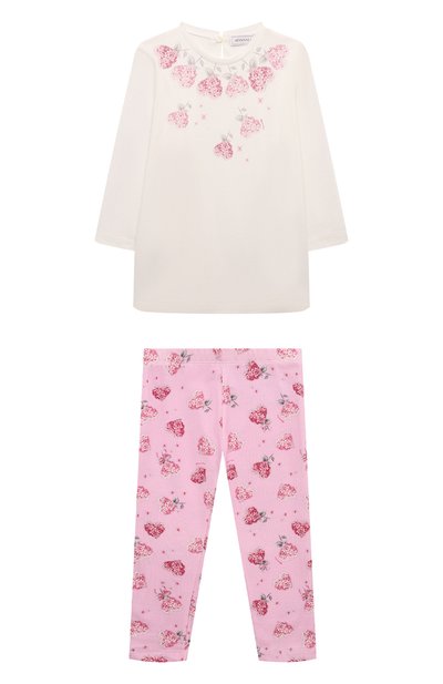 Комплект из лонгслива и легинсов MONNALISA, арт. 31D500NP