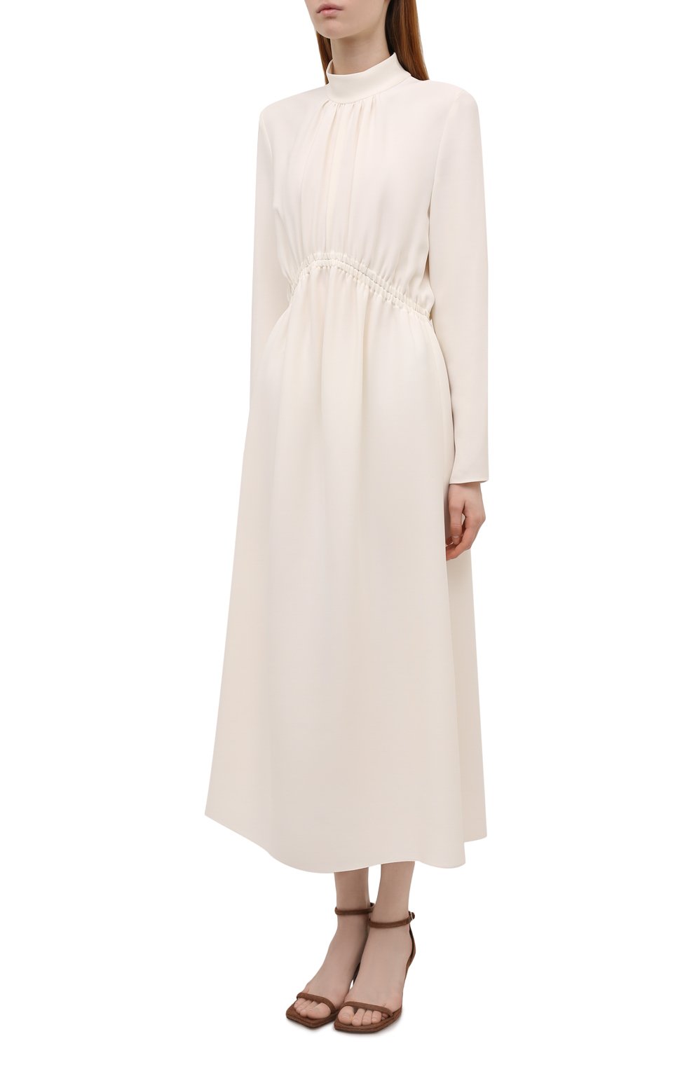 Шелковое платье JM STUDIO белого цвета по цене 40960 руб., арт. FW212214, фото 3 Шелковое платье JM STUDIO, арт. FW212214, фото 3