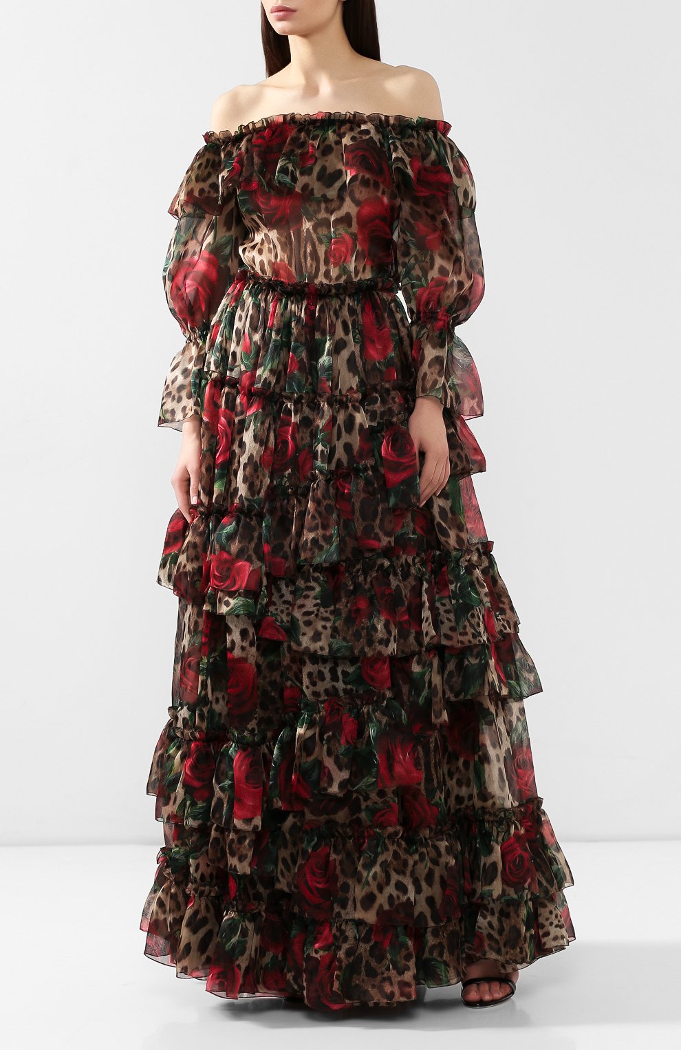 Шелковое платье DOLCE & GABBANA, арт. F6C0YT/HS1Z6, фото 3