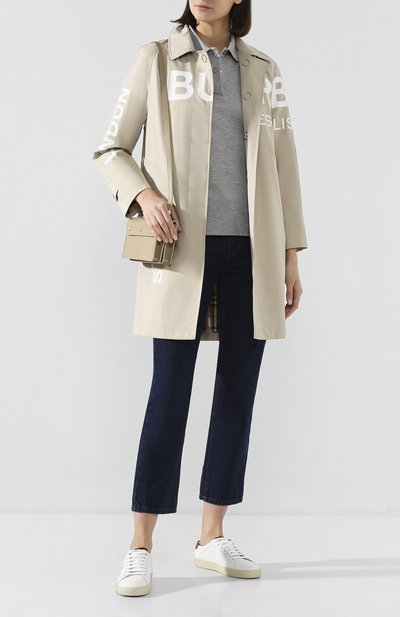 Хлопковое поло BURBERRY, арт. 8029463, фото 2