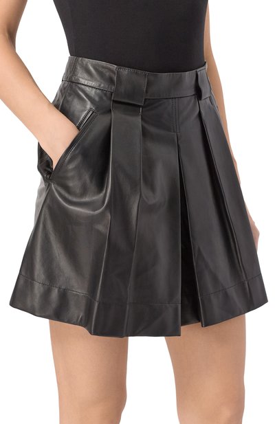 Кожаная юбка EMPORIO ARMANI, арт. EW001174/AF17166/UC001, фото 5