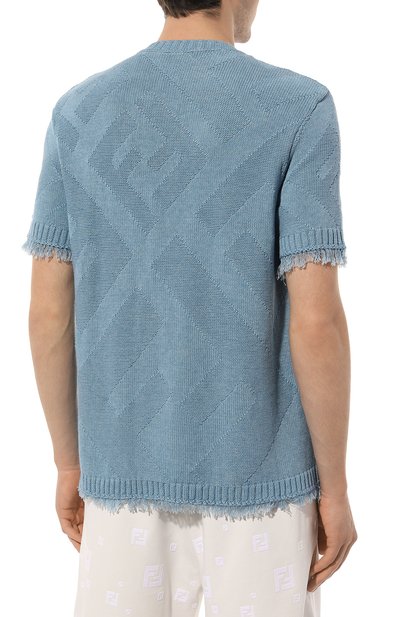 Хлопковый джемпер FENDI, арт. FZX144/AN3T/F0AU0, фото 4
