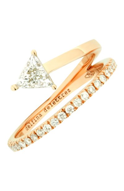 Женские кольцо DELFINA DELETTREZ, арт. HND1008.D