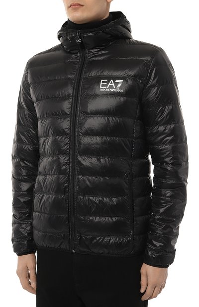 Пуховая куртка EA7 черного цвета по цене 21450 руб., арт. 8NPB02/PN29Z, фото 3 Пуховая куртка EA7, арт. 8NPB02/PN29Z, фото 3