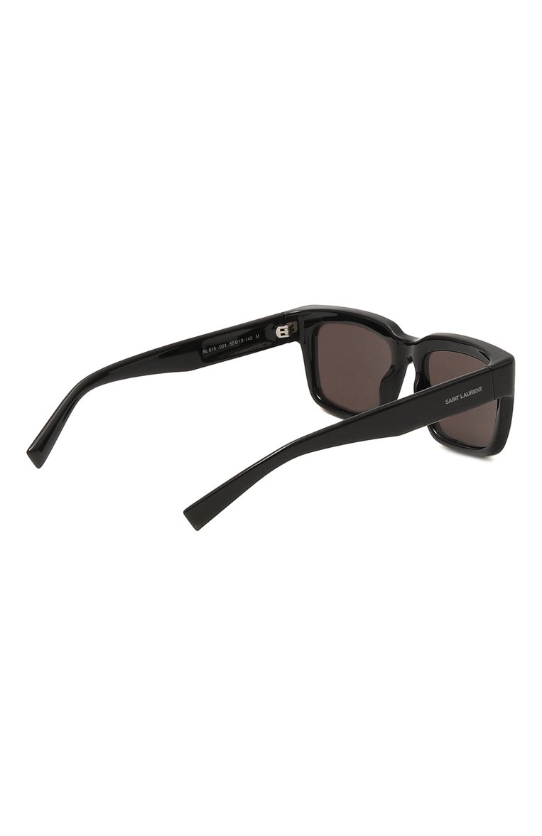 Женские солнцезащитные очки SAINT LAURENT черного цвета, арт. SL 615 001 | Фото 5 (Региональные ограничения белый список (Axapta Mercury): Не проставлено; Нос: Не проставлено; Материал: Пластик; Кросс-КТ: С/з-унисекс; Тип очков: С/з; Очки форма: Квадратные; Оптика Гендер: оптика-унисекс)