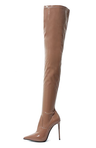 Ботфорты LE SILLA бежевого цвета по цене 87550 руб., арт. 2145R100R1PPP0L, фото 4 Ботфорты LE SILLA, арт. 2145R100R1PPP0L, фото 4