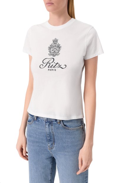 Хлопковая футболка frame x ritz paris FRAME DENIM, арт. WP25JTE007, фото 3