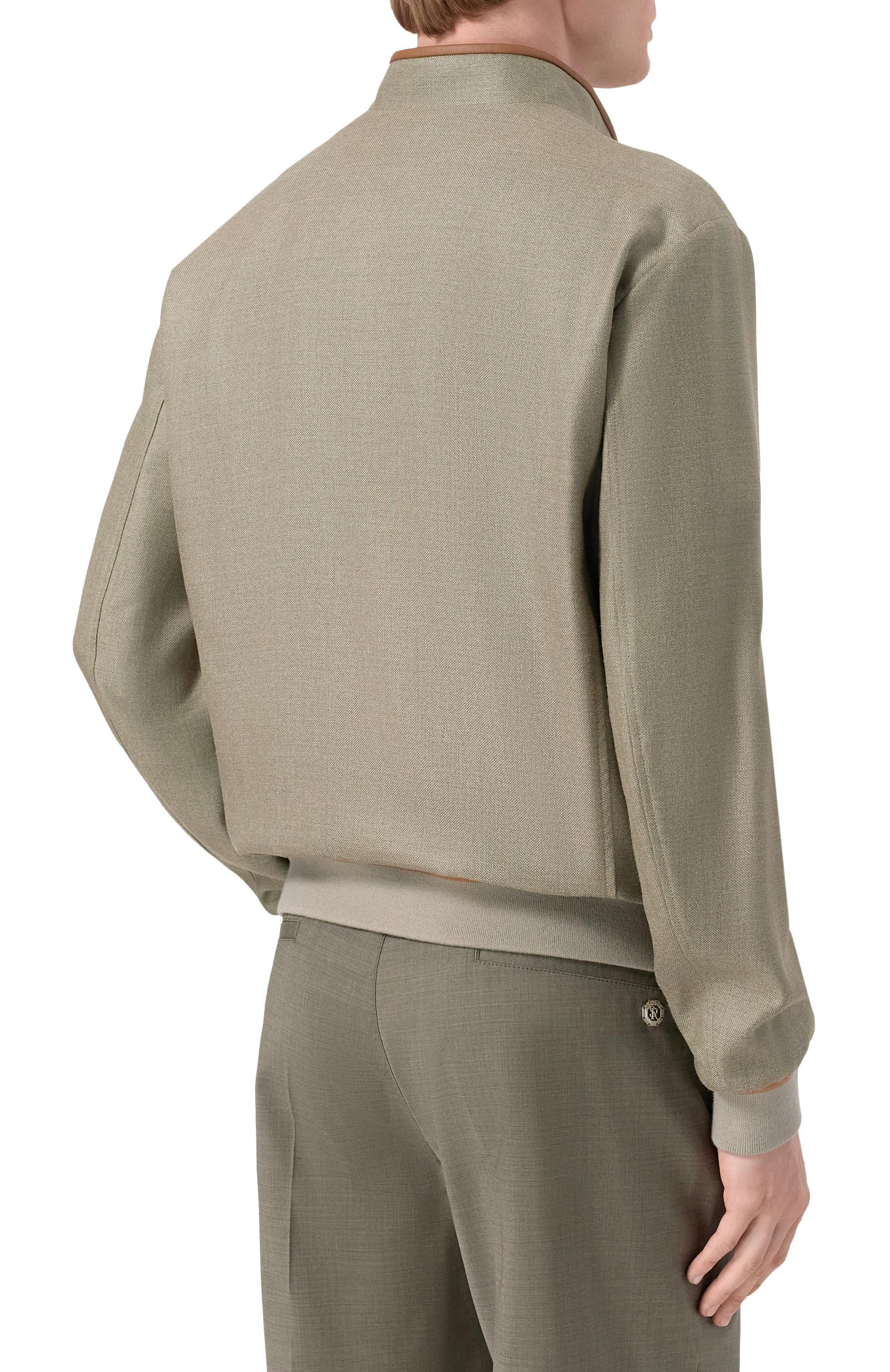 Бомбер из шелка и шерсти STEFANO RICCI, арт. M7J6100110/KL003U_001, фото 4