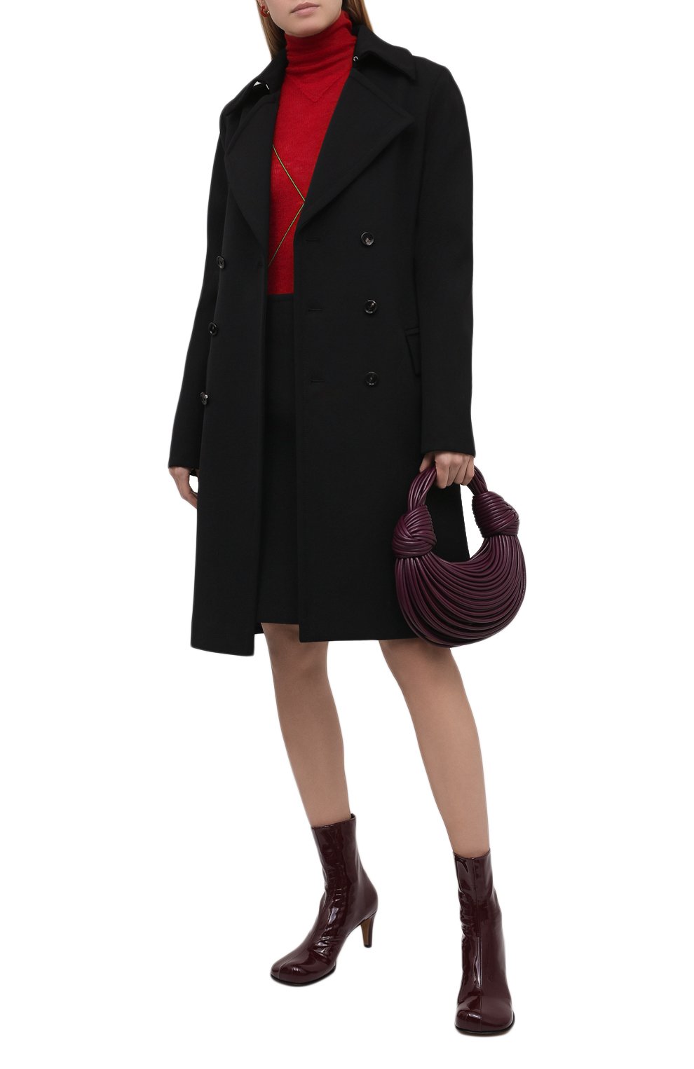 Кожаные ботильоны the block BOTTEGA VENETA, арт. 667208/V10M0, фото 3