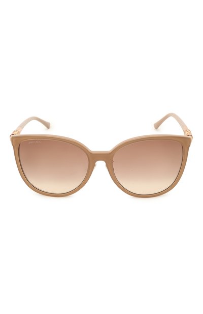 Солнцезащитные очки JIMMY CHOO темно-бежевого цвета по цене 29950 руб., арт. RAYE/G/SK 22C, фото 3 Солнцезащитные очки JIMMY CHOO, арт. RAYE/G/SK 22C, фото 3